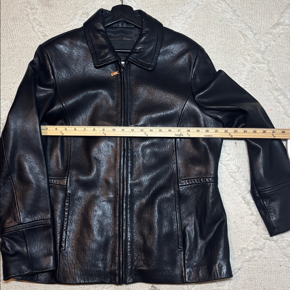 Avanti Black Leather Jacket - Picture 5 of 5